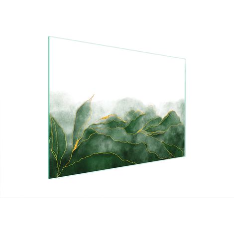 Glasschneidebrett 40x30 Blätter