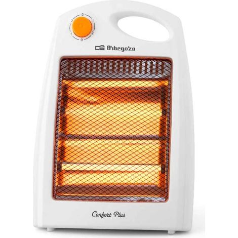 Estufa Eléctrica Halógeno de gas 800W Colocación Piso ORBEGOZO BP