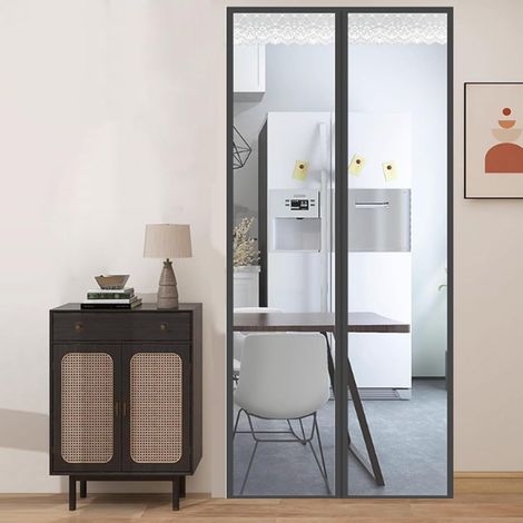 EVA Transparent Magnétique Rideau de Porte Isolant Thermique (1/5)