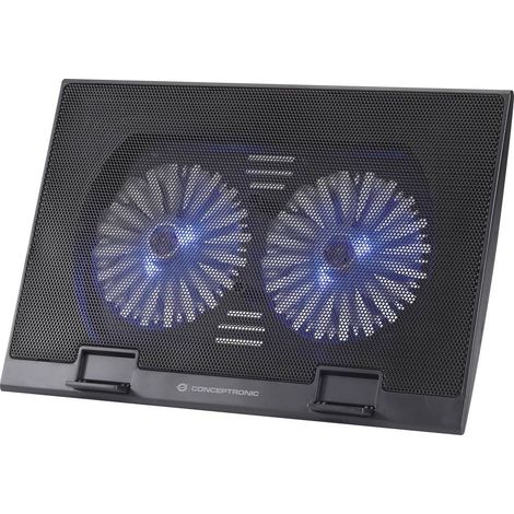 Conceptronic THANA02B Cooling Pad 17 CONCEPTRONIC 2-Fan Cooling Pad (17)/ THANA02B (1/4)
