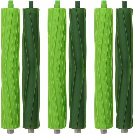Lot de 3 rouleaux extracteurs compatible avec Roomba E5 / i7. Kit d'accessoires de rechange pour brosse centrale Extracteur E5 E6 i7 i7+. Pièces de rechange comprenant 3 paquets en tout. (1/5)