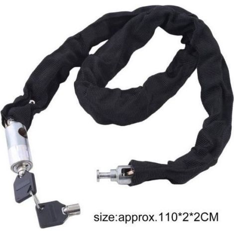 110CM Antivol Serrure en acier de sécurité Cadenas pour vélo moto (1/4)