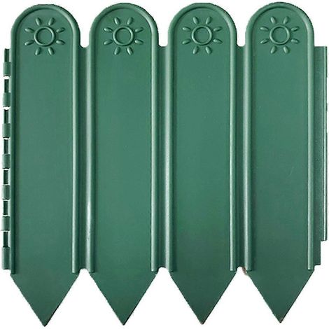 Clôtures de jardin, Aménagement paysager, Clôtures décoratives d'extérieur, Clôtures portables, Bordures de jardin, Clôtures de séparation de terrasse, Vert (1/5)