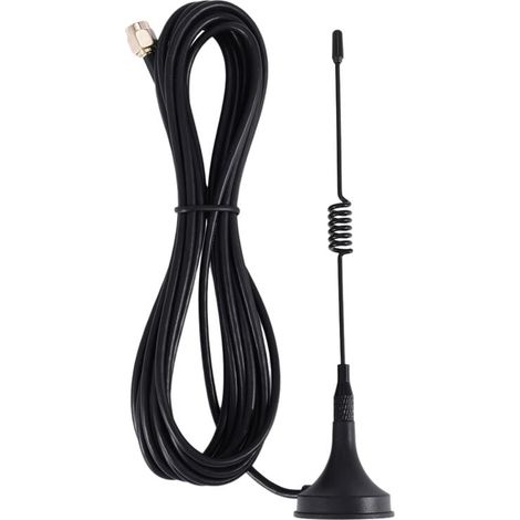 Antenna GSM 433 MHz 5 dBi con connettore SMa maschio e base magnetica per radioamatori (1/4)