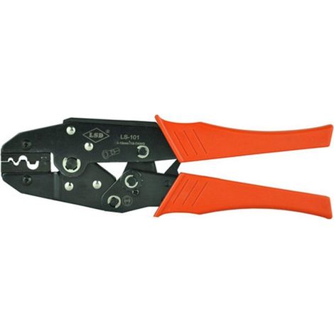 Pince à dénuder Pince à sertir professionnelle for maillons de câble non isolés de 1,5-10mm² Tools Outils de sertissage à cliquet (1/3)