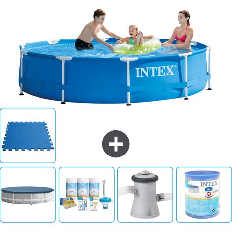 Intex Piscina con struttura Rotonda - 305x76 cm - 7-pezzi  S41475 (1/5)