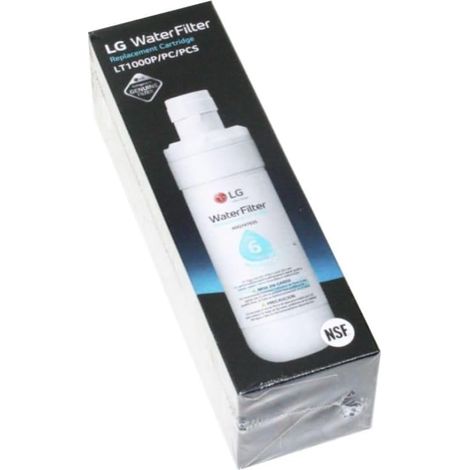 Ortviai Filtre à Eau pour Frigo Américain LG - Compatible avec LT1000P, LT1000PC, LT1000PCS - Cartouche de Rechange ADQ747935 pour Réfrigérateur LG et Kenmore 9980 - Eau Pure et Fraîche