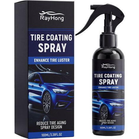 Reifenpflegespray - 100 ml (Spray zur Verbesserung des Reifenglanzes, Reinigung, Fleckenentfernung und Pflege) -- BIEMMEDUE (1/5)