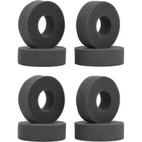 Convient aux tapis de sol en mousse souple en 8 pièces, pour les chenilles de crawler RC 1/10 d'un diamètre de 110 à 120 mm, et peut accueillir des pneus de 1,9 pouce.