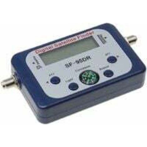 Pointeur Satellite Numérique/Satfinder Parabole Détecteur Localisateur de Signal avec Boussole Buzzer Noir (1/3)
