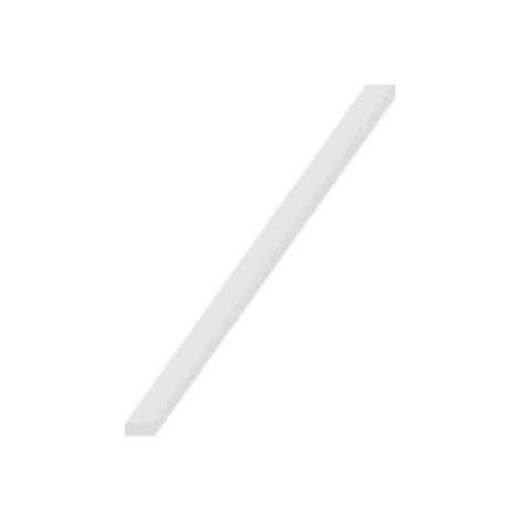 Bande caoutchouc spongieux silicone blanc 10x5mm longueur 1m