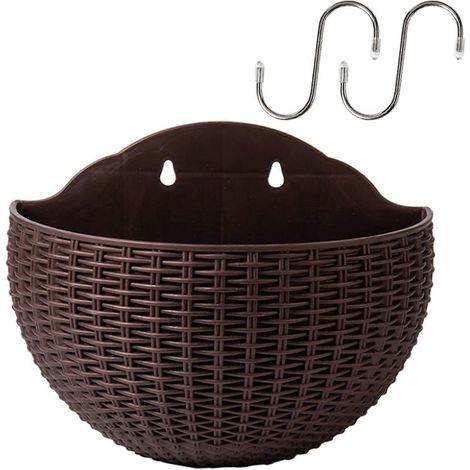 Jardinières suspendues, pots de fleurs muraux pour clôture (1/4)