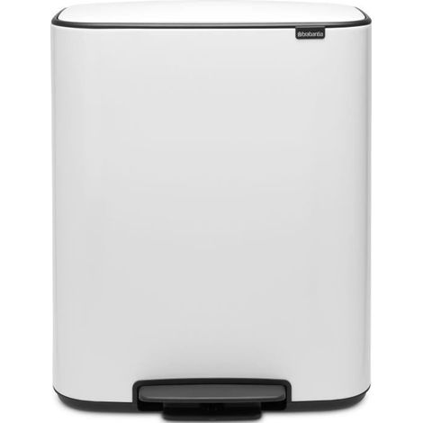 Poubelle à pédale Poubelle à pédale Bo, 60 L - White (1/5)