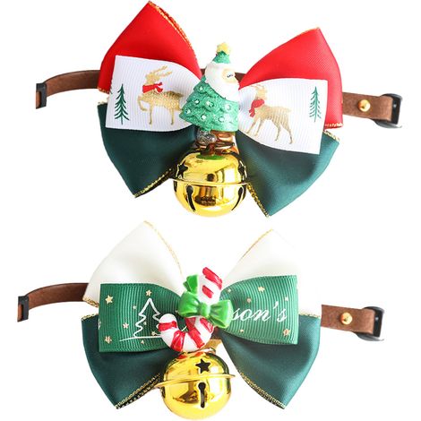 Collier de Noël pour chien, accessoire de collier souple adapté pour chiens, idéal pour les fêtes de fin d'année (1/5)