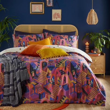 Housse De Couette Multicolore King (1/4)