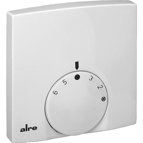 Régulateur de température ambiante en saillie super-plat blanc pur RTBSB-201.500