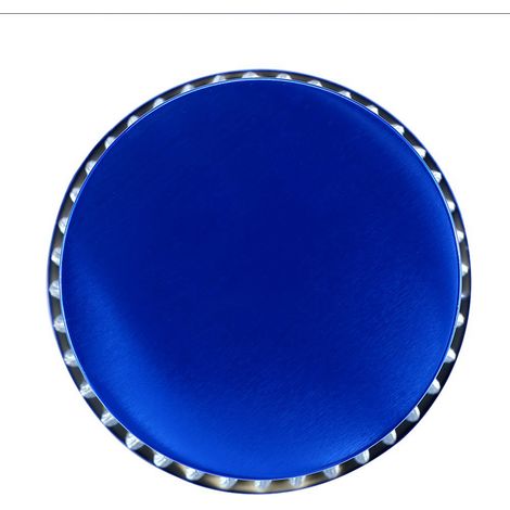 Filtre à air conique haute performance bleu, kit d'admission d'air froid pour voiture, induction à flux élevé, maille métallique, puissance accrue (1/4)