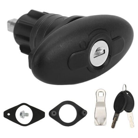 QORVA-Serrure à Compression de porte de cabine de camping-car, rotative en alliage de Zinc et Nylon, 30mm, pour caravane, Yacht, camping-car