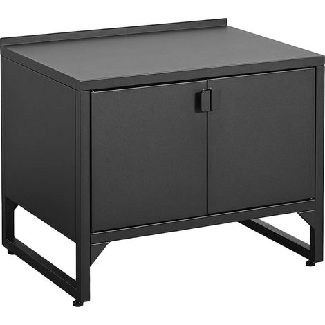 sweeek - Außenküche Stahl 2 Türen L80cm