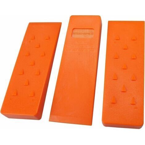 Coins, coins d'abattage forestier 140 mm en plastique ABS(3 pièces) (1/4)