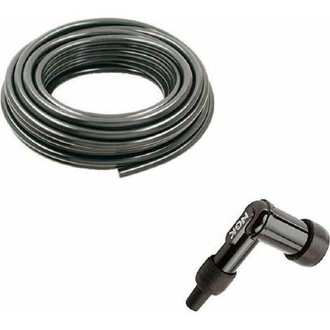 Fil à bougie 7mm + antiparasite NGK LB05E tondeuse tracteur motoculteur réparation
