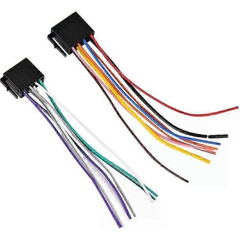 Câble d'alimentation universel pour autoradio MP5 2 DIN, compatible avec les lecteurs MP5 de voiture (accessoires inclus) - JXLGV (1/5)
