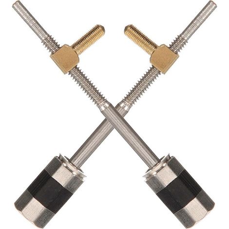 Geigenbogen-Reparaturwerkzeug (2-teilig) – Geigenbogenzubehör – Metall-Bogenfroschschraube – Geigenbogen-Ersatzteil (1/5)