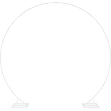 Maison Exclusive - Arco Nuziale Bianco 220 x 45 x 200 cm Acciaio (1/5)