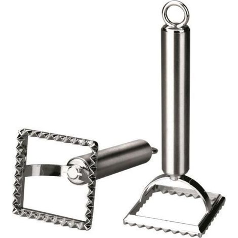 Coupe-Pate Ravioli Carre - Inox 18/10 - 6 Cm X 6 Cm - Lavable En Lave-Vaisselle - 1 Unite