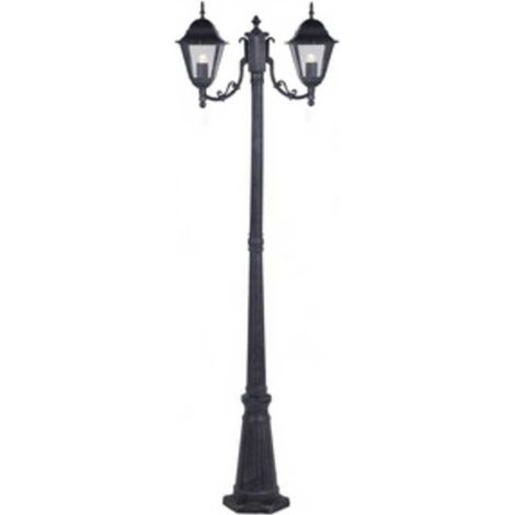 LAMPIONE NEW YORK H 200 CM 2 LUCI GRIGIO