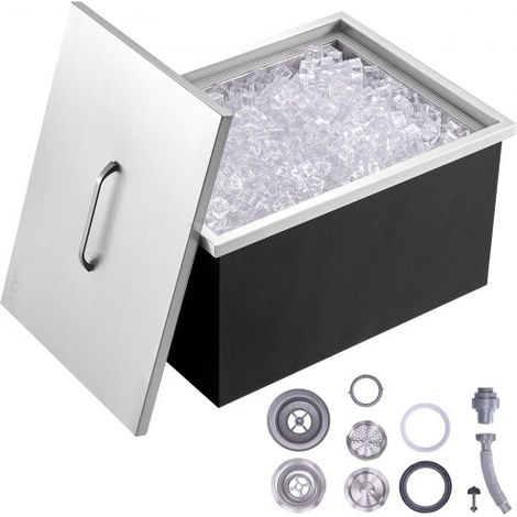 Bac à Glace Encastrable 30 25 L 508x355x308 mm Boîte Isotherme (1/5)