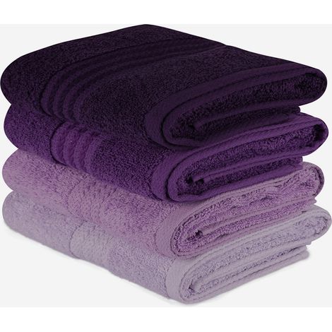 Set di strofinacci da cucina Set Light Lilac Lilac Viola Dark Viola (1/5)