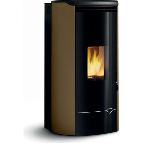 Termo stufa a pellet ecofire jackie idro 26kw v2 moka palazzetti 805714603 (1/2)