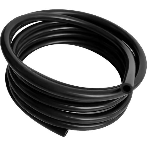 Tuyau d'aspirateur 3 m pour voiture (diamètre intérieur 3 mm, diamètre extérieur 7 mm), tuyau en silicone noir (1/5)