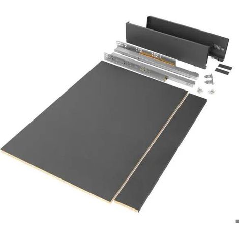 Emuca Kit Chen O Baño Totex Caja Gris 93 mm