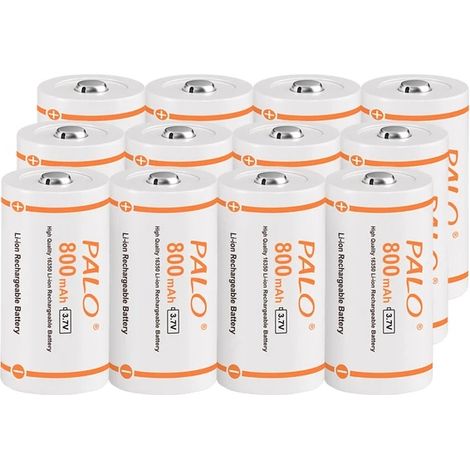 Batterie, capacité 800mAh, Li-Ion rechargeable, 12pcs batterie (1/2)