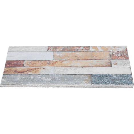 12 wasserfeste PVC-Aufkleber für Badezimmer, Küche, Wohnzimmer - Selbstklebende Bodendekoration (KIT047)