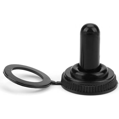 Lntyq Capuchon étanche pour interrupteur à bascule - 20 pièces Couvre-bottes en caoutchouc étanches pour interrupteur à bascule de 12 mm (12 mm)