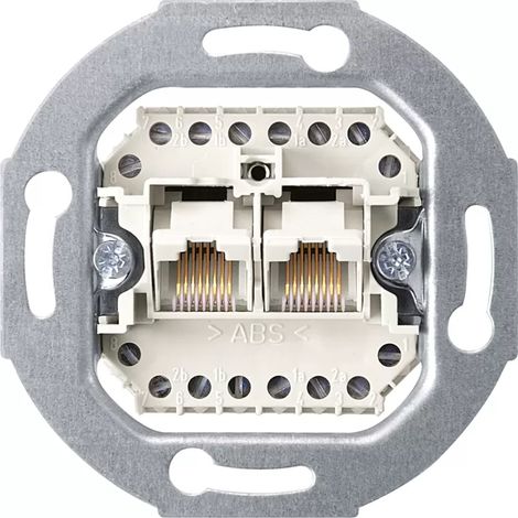 Merten UAE-Einsatz 8/8, weiß 465701 (1/2)