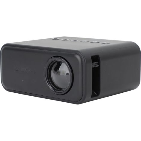 Mini projecteur multifonction HD 1080p WiFi avec télécommande, port USB, compatible home cinéma, 100-240 V, noir, prise UE (1/5)