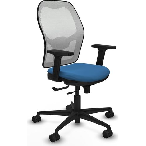 Chaise ergonomique piqueras y crespo Sofia noir mousse injectée (1/2)