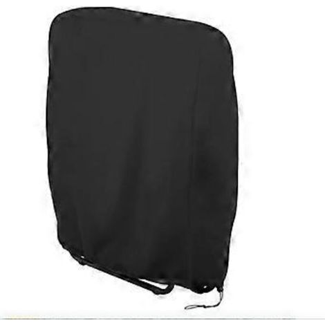 Housse de protection noire pour chaise longue pliante, housse de chaise longue de jardin anti-poussière, imperméable et anti-UV, housse de détente de jardin en tissu Oxford 190D pour chaise longue (1/5)