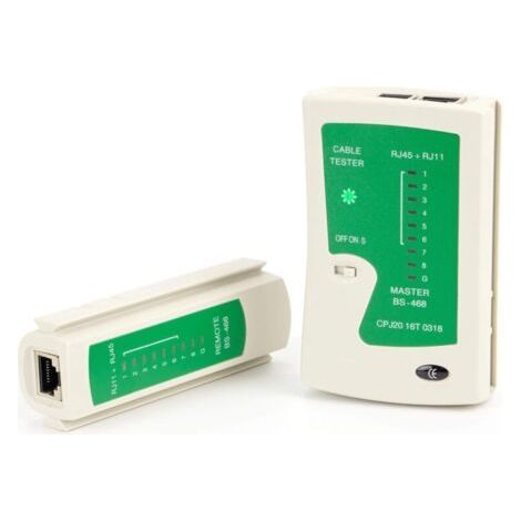 testeur câbles réseau pour câbles RJ45 et RJ11