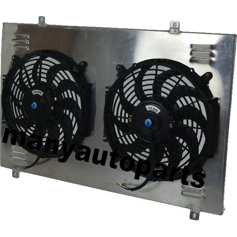 Carénage de radiateur et ventilateur, Aluminium, Compatible avec Nissan Patrol GQ Safari, Poids de l'article 6,5 KG, Numéro de pièce OEM applicable, Performance de refroidissement améliorée (1/5)