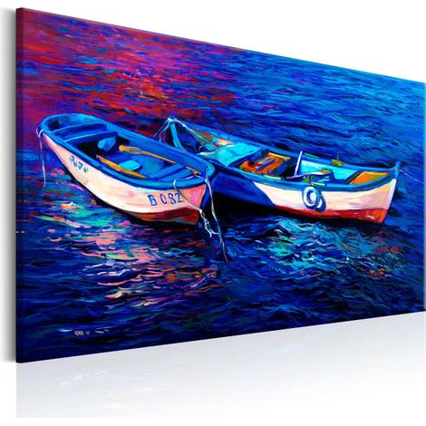 Tableau Imprimé "Abandoned Boats" 60 x 90 cm (1/2)