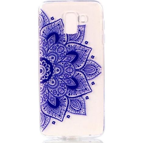 Coque souple pour Samsung Galaxy J6 (2018) - Motif mandala - Bleue - Étui de protection (1/5)