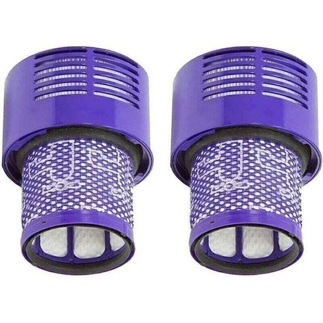 Lot de 2 filtres lavables pour aspirateurs Dyson V10 – Haute résistance – Bloque poussière et allergènes – Entretien facile (1/5)