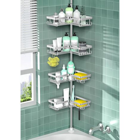 Etagere Douche,Etagere Telescopique Douche sans Percage (1/5)