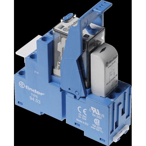 relais finder 58.33.9.024.0050 10a 24v led intégré