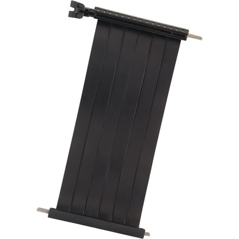 Câble d'extension PCIe 3.0 X16 inversé, 40 cm, double face pour carte graphique, noir, flexible et haute vitesse